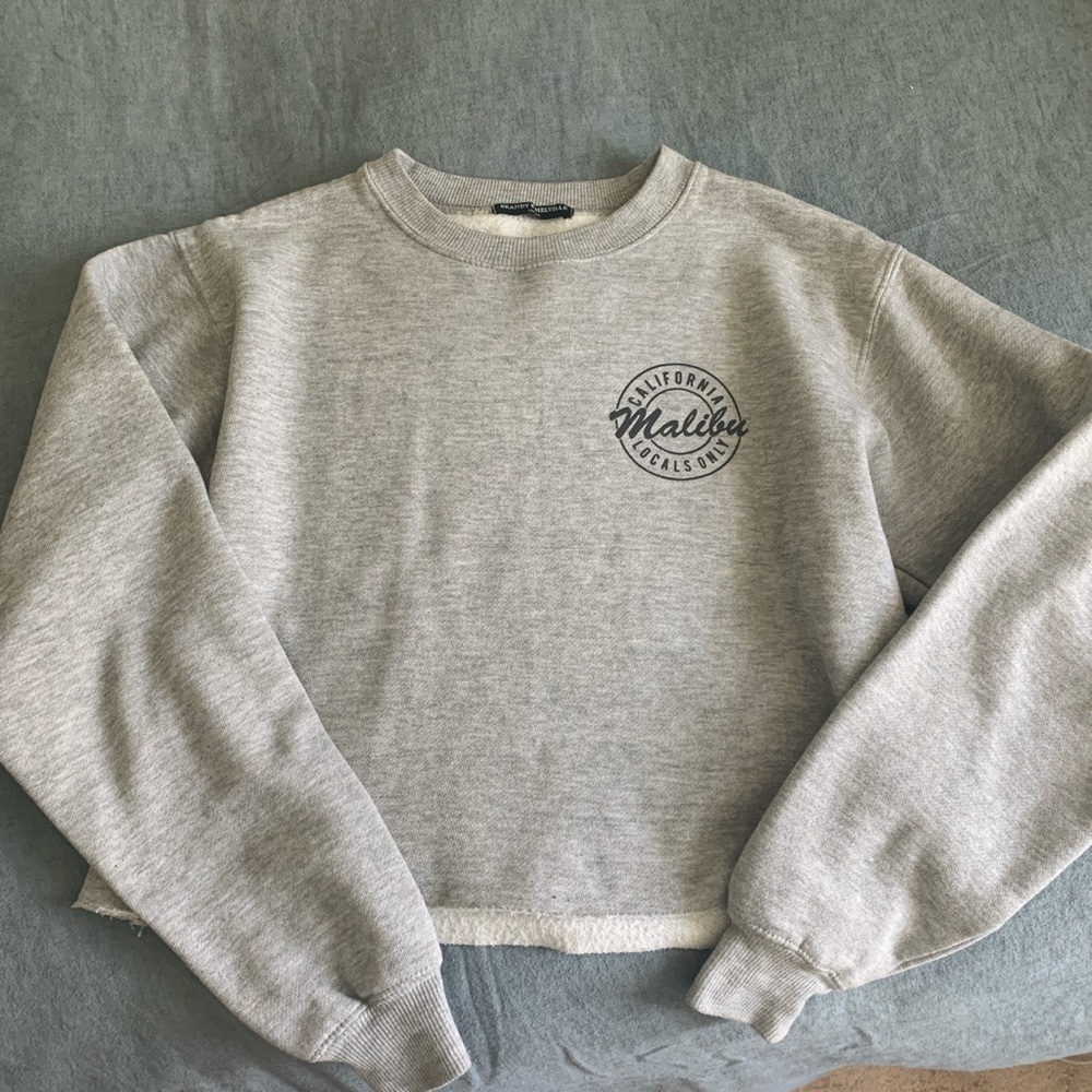 Brandy Melville Cropped Sweatshirt